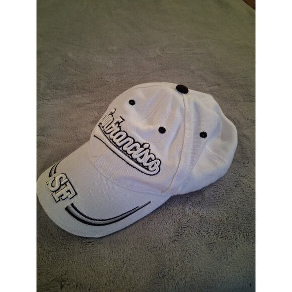 San Francisco Hat Cap California Embroidered Lanza Adjustable pale blue unisex - Picture 3 of 5